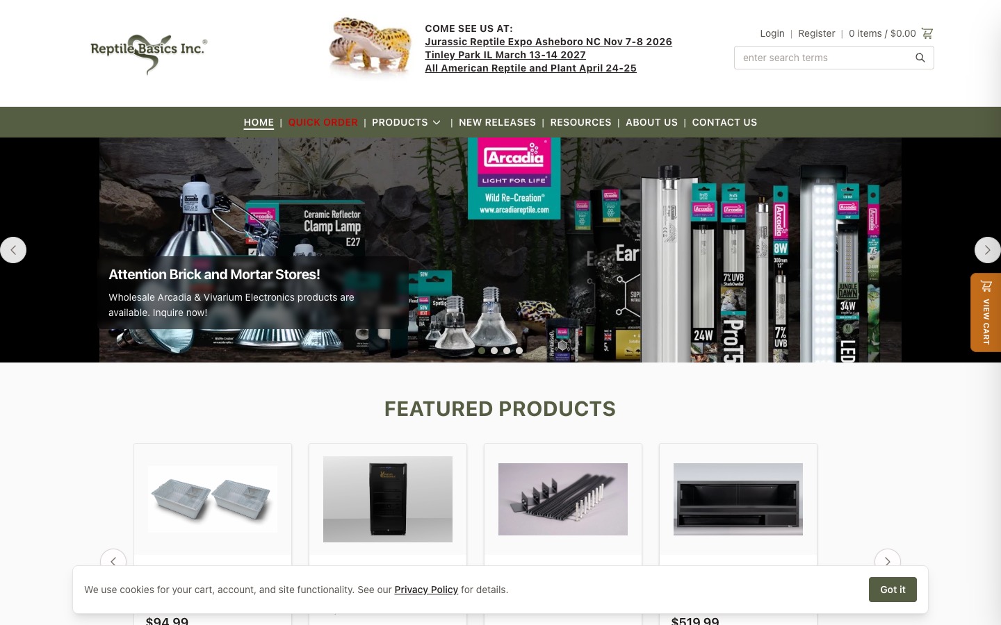 The current homepage
